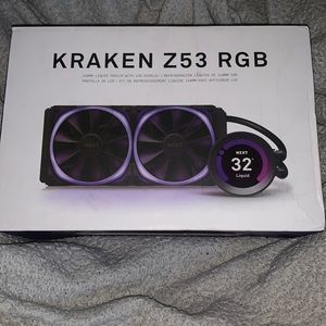 Kraken Z53 RGB 240MM liquid cooler with LCD display